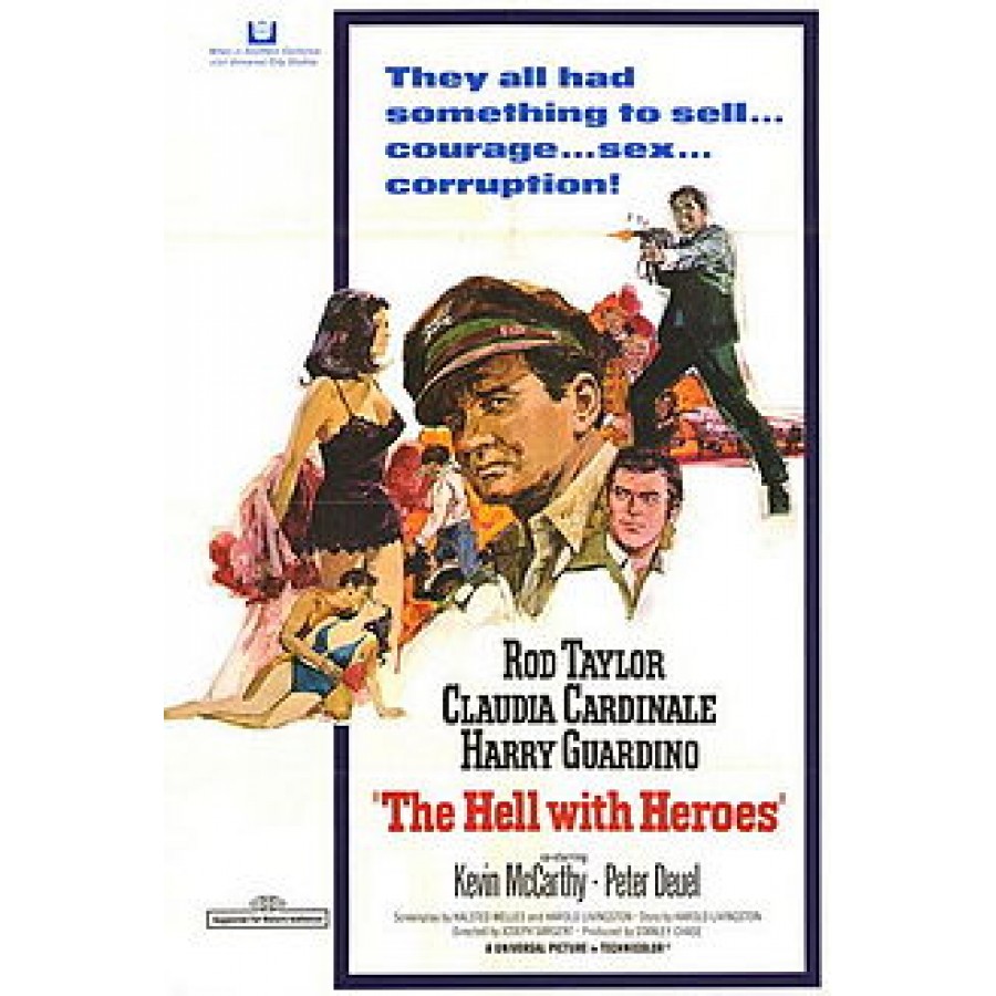 The Hell with Heroes  1968  Rod Taylor, Claudia Cardinale